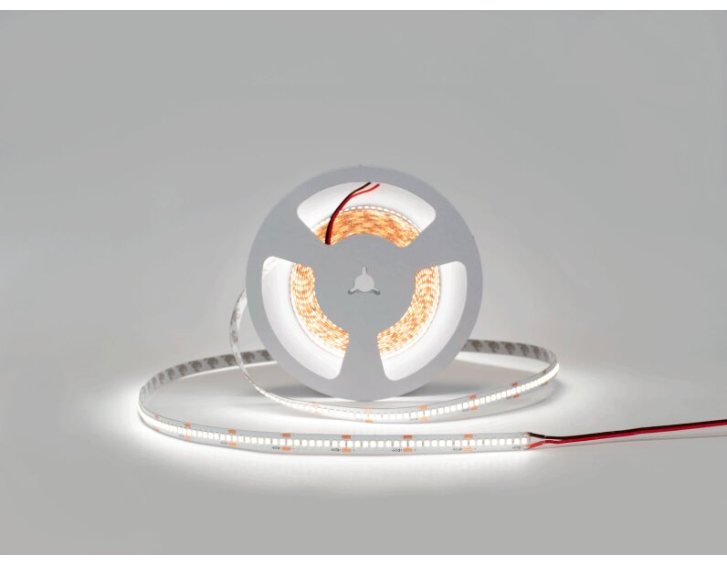 Светодиодная лента LUX, 2835, 240 LED/м, 14,4 Вт/м, 24В, IP33, Нейтральный белый (4000K), DSG-HE2240-24-NW-33
