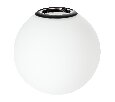 Плафон с черным металлическим кольцом для трека PRO Teta Lightstar 595120