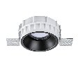 Комплект из светильника и рамки DOMINO ROUND MR16 ЧЁРНЫЙ