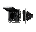 Механизм розетки влагозащищённый SCT-MCP-PL-BK-V (250V, 16A) (Arlight, -)