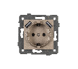 Механизм розетки с USB зарядкой SCT-MUAC-PL-GD-V (250V, 16A) (Arlight, -)