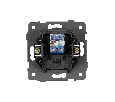 Механизм компьютерной розетки SCT-MPC1-PL-WH-V (RJ-45, CAT6) (Arlight, -)