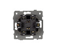 Механизм выключателя двухклавишный проходной SWT-MKP2-PL-WH-V (250V, 10A) (Arlight, -)