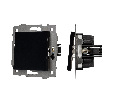 Механизм выключателя одноклавишный проходной SWT-MKP1-PL-BK-V (250V, 10A) (Arlight, -)