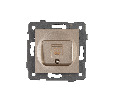 Механизм компьютерной розетки SCT-MPC1-PL-GD-V (RJ-45, CAT6) (Arlight, -)