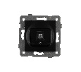 Механизм компьютерной розетки SCT-MPC1-PL-BK-V (RJ-45, CAT6) (Arlight, -)
