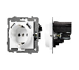 Механизм розетки с быстрой USB зарядкой SCT-MUAC-PL-WH-V (250V, 16A) (Arlight, -)