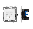 Механизм компьютерной розетки двойной SCT-MPC2-PL-WH-V (RJ-45, CAT6) (Arlight, -)
