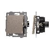 Механизм выключателя одноклавишный проходной SWT-MKP1-PL-GD-V (250V, 10A) (Arlight, -)