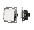 Механизм выключателя одноклавишный непроходной SWT-MK01-PL-WH-V (250V, 10A) (Arlight, -)