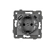 Механизм розетки с USB зарядкой SCT-MUAC-PL-GR-V (250V, 16A) (Arlight, -)