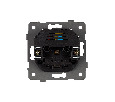 Механизм розетки с USB зарядкой SCT-MUAA-PL-GR-V (250V, 16A) (Arlight, -)