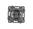 Механизм розетки с USB зарядкой SCT-MUAA-PL-GR-V (250V, 16A) (Arlight, -)