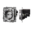 Механизм розетки с USB зарядкой SCT-MUAA-PL-GR-V (250V, 16A) (Arlight, -)