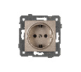 Механизм электрической розетки SCT-MEU1-PL-GD-V (250V, 16A) (Arlight, -)