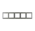 Рамка пластиковая FRM-VERSA-PL-5-GR (Arlight, -)