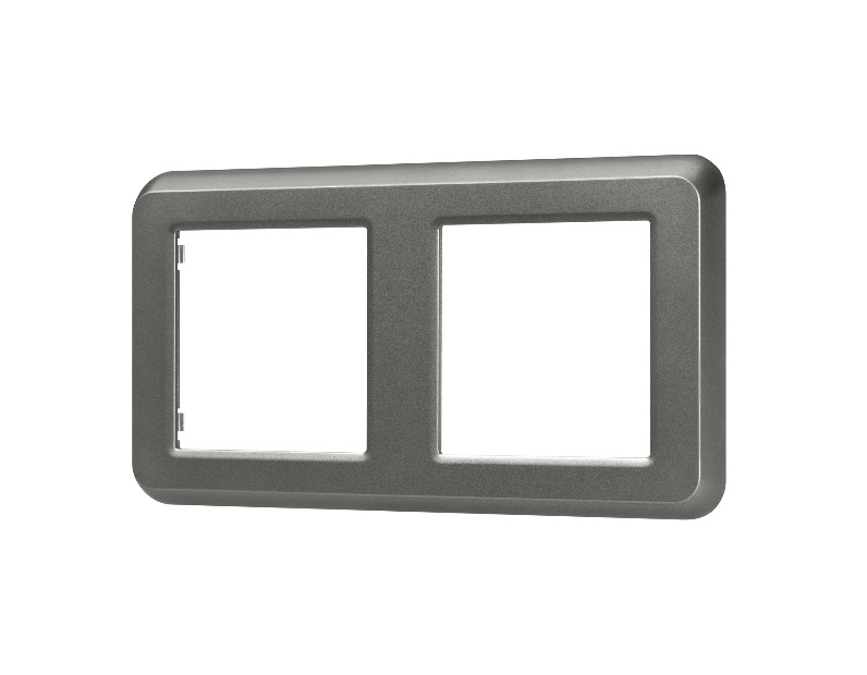 Рамка пластиковая FRM-VERSA-PL-2-GR (Arlight, -)