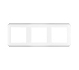 Рамка пластиковая FRM-VERSA-PL-3-WH (Arlight, -)