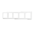 Рамка пластиковая FRM-VERSA-PL-5-WH (Arlight, -)
