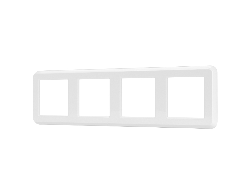 Рамка пластиковая FRM-VERSA-PL-4-WH (Arlight, -)