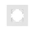 Рамка пластиковая FRM-PERIO-PL-1-WH (Arlight, -)