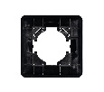 Рамка стеклянная FRM-OMALI-GS-1-BK (Arlight, -)