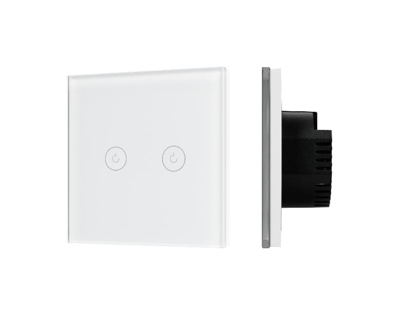 Выключатель сенсорный SWT-OMALI-S02-ZB-WH (250V, 10A, Zigbee) (Arlight, Стекло)
