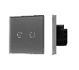 Выключатель сенсорный SWT-OMALI-S02-ZB-GR (250V, 10A, Zigbee) (Arlight, Стекло)