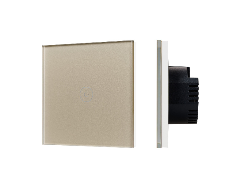 Выключатель сенсорный SWT-OMALI-S01-ZB-GD (250V, 10A, Zigbee) (Arlight, Стекло)