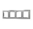 Рамка стеклянная FRM-GLARE-GS-4-GR (Arlight, -)