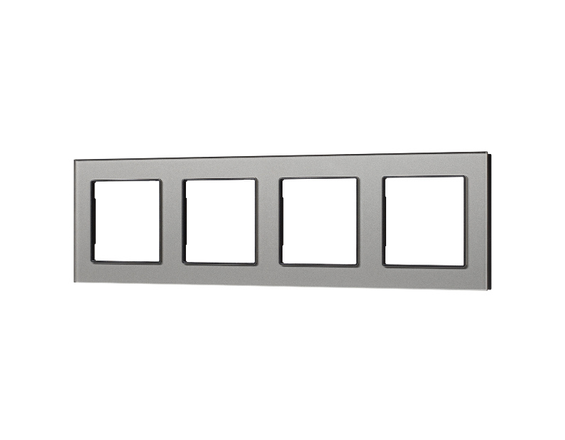 Рамка стеклянная FRM-GLARE-GS-4-GR (Arlight, -)