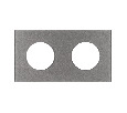 Рамка стеклянная FRM-GLARE-GC-2-GR (Arlight, -)