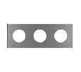 Рамка стеклянная FRM-GLARE-GC-3-GR (Arlight, -)