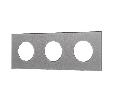 Рамка стеклянная FRM-GLARE-GC-3-GR (Arlight, -)