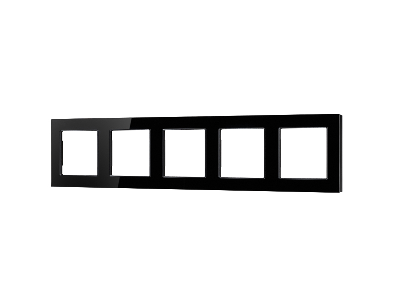 Рамка стеклянная FRM-GLARE-GS-5-BK (Arlight, -)