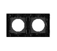 Рамка стеклянная FRM-GLARE-GC-2-BK (Arlight, -)