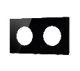 Рамка стеклянная FRM-GLARE-GC-2-BK (Arlight, -)