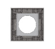 Рамка стеклянная FRM-GLARE-GC-1-GR (Arlight, -)