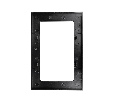 Рамка стеклянная FRM-GLARE-GS-D-BK (Arlight, -)
