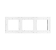 Рамка стеклянная FRM-GLARE-GS-3-WH (Arlight, -)