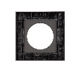 Рамка стеклянная FRM-GLARE-GC-1-BK (Arlight, -)