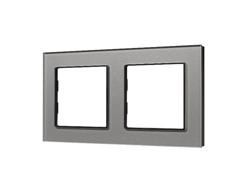 Рамка стеклянная FRM-GLARE-GS-2-GR (Arlight, -)
