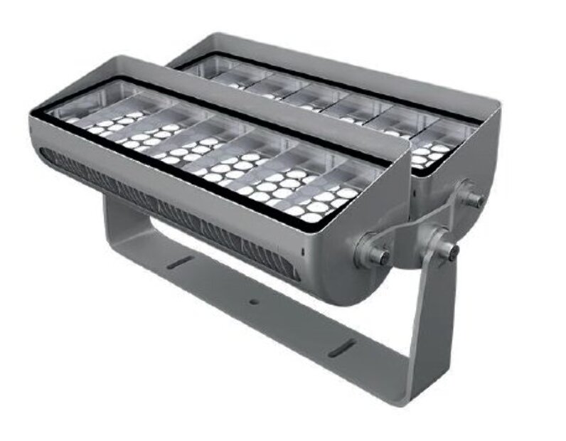 Уличный светодиодный прожектор 420 Вт, 100-305 В, угол рассеивания 20°, DMX512, IP66