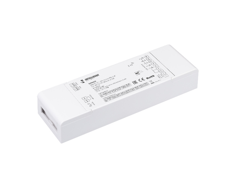INTELLIGENT ARLIGHT Диммер SMART-CC-205-72-SH-PD-SUF (12-48V, 5x150-500mA, 2.4G) (IARL, IP20 Пластик, 5 лет)