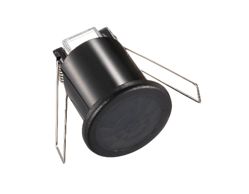 Датчик движения NAVE-PIR-BUILT-R50-400W-BK (230V, 0.6A, MINI, IP20) (Arlight, Пластик, 5 лет)