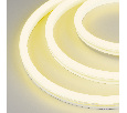 Лента герметичная WAVE-SIDE-A120-12x25mm 230V Yellow (12 W/m, IP67, 50m, wire x2) (Arlight, Грибовидная форма)