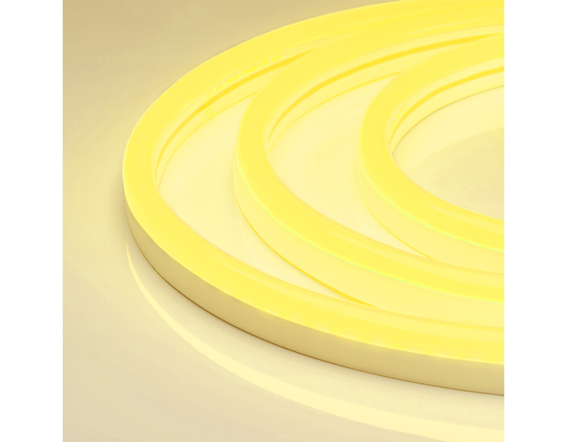Лента герметичная WAVE-SIDE-A120-12x25mm 230V Yellow (12 W/m, IP67, 50m, wire x2) (Arlight, Грибовидная форма)