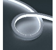 Лента герметичная NOVA-TOP-PU-A120-16x15mm 24V White7200 (10 W/m, IP68, 5m, wire x2) (Arlight, Полиуретан)