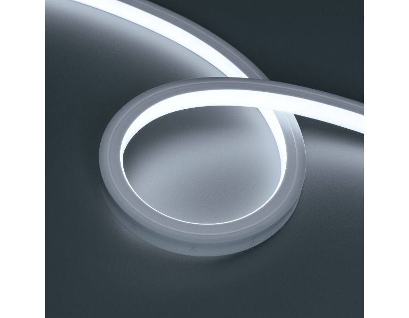 Лента герметичная NOVA-TOP-PU-A120-16x15mm 24V White7200 (10 W/m, IP68, 5m, wire x2) (Arlight, Полиуретан)