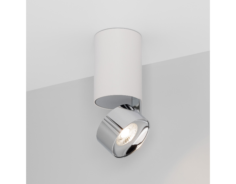 Светильник SP-PLURIO-SURFACE-LONG-R77-9W Day4000 (WH-CHR, 36 deg, 230V) (Arlight, IP20 Металл, 3 года)